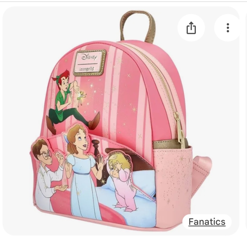Peter Pan Loungefly 70th Anniversary You Can Fly Mini Backpack